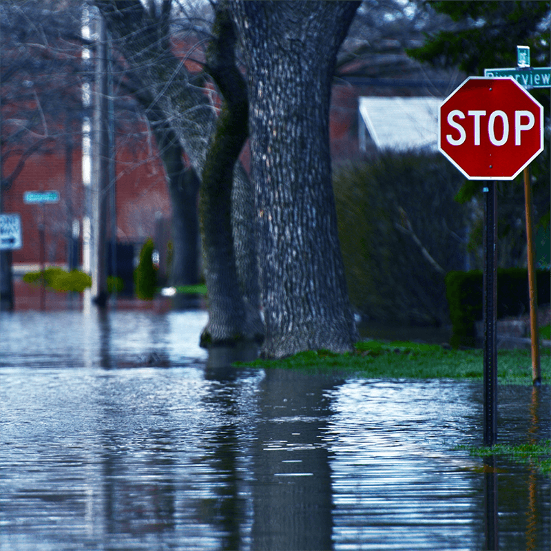 flooded-street-with-stop-sign Flooded street with stop sign