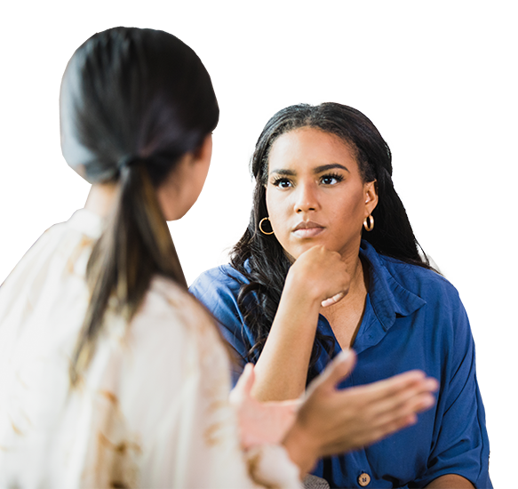 1-1-1OurStarRatings Woman giving business pitch