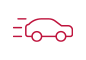 fast car transportation icon