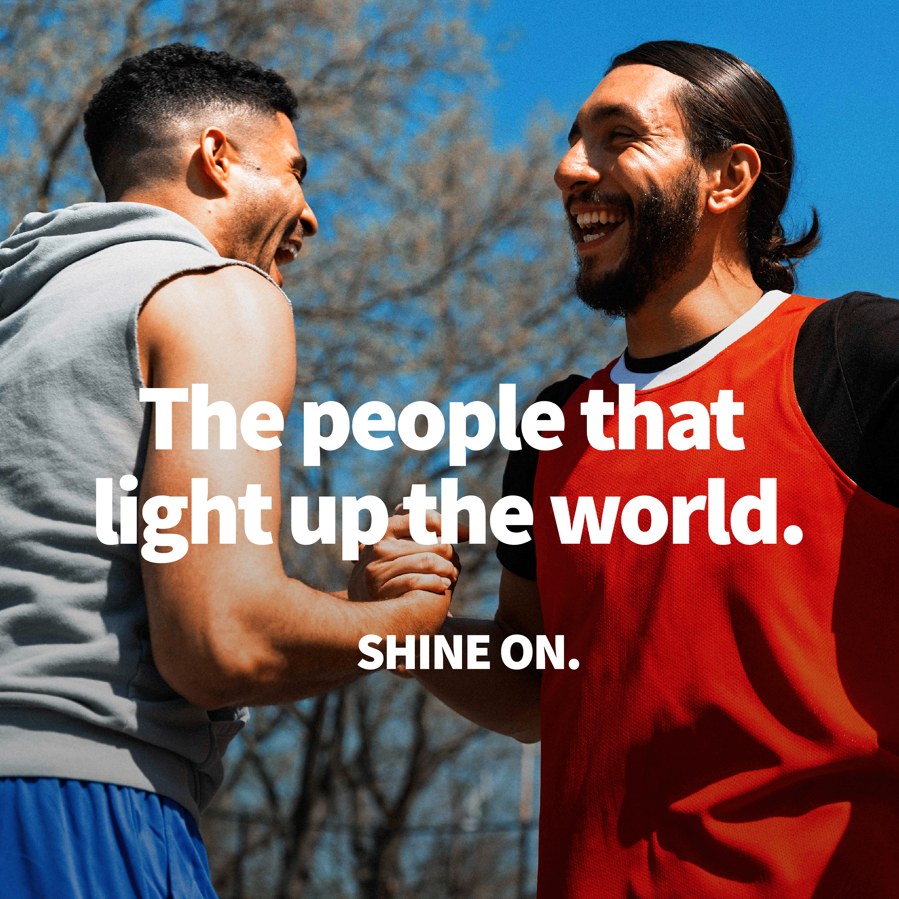 the people that light up the world social post