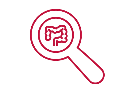 colorectal cancer screening icon