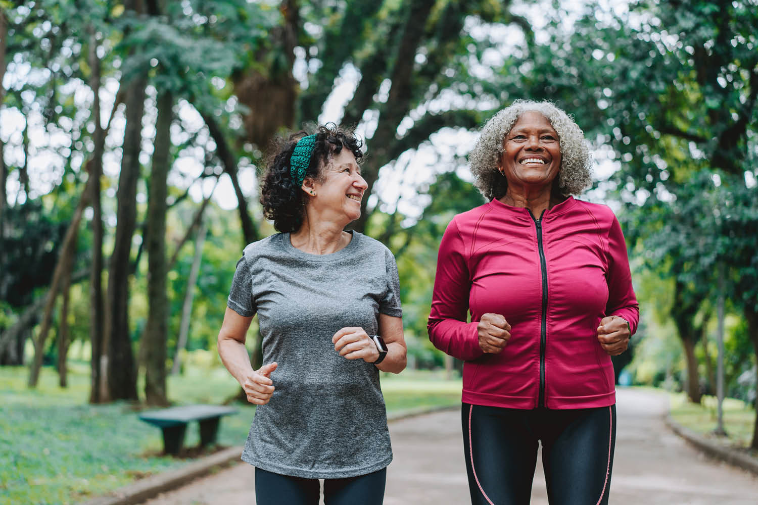 Two Striders Walking Club members walking