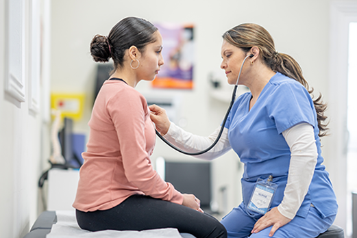 female-doctor-and-patient female doctor and patient